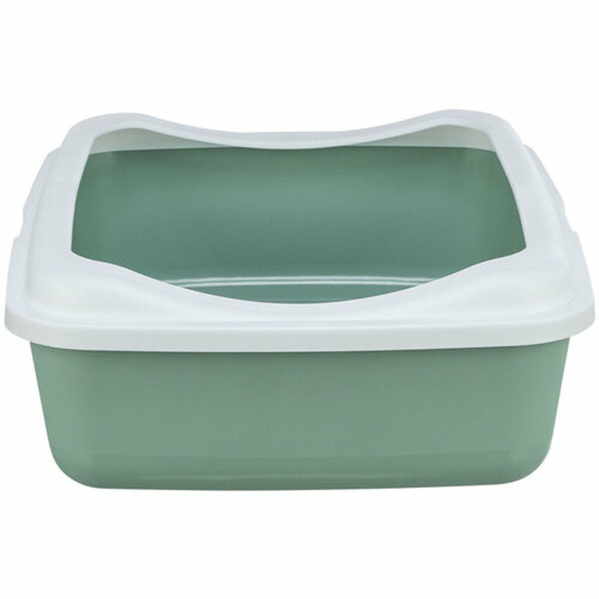 Kattenbak Trixie Classic Wit Groen Plastic 37 × 15 × 48 cm